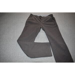 Tasc Pants Mens Size 36 x 33 Khakis Chinos FLAT Cotton Bamboo Blend Gray